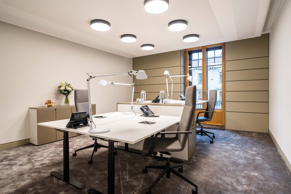 helles shared Office im Business Center Genf an der Rue de la Corraterie