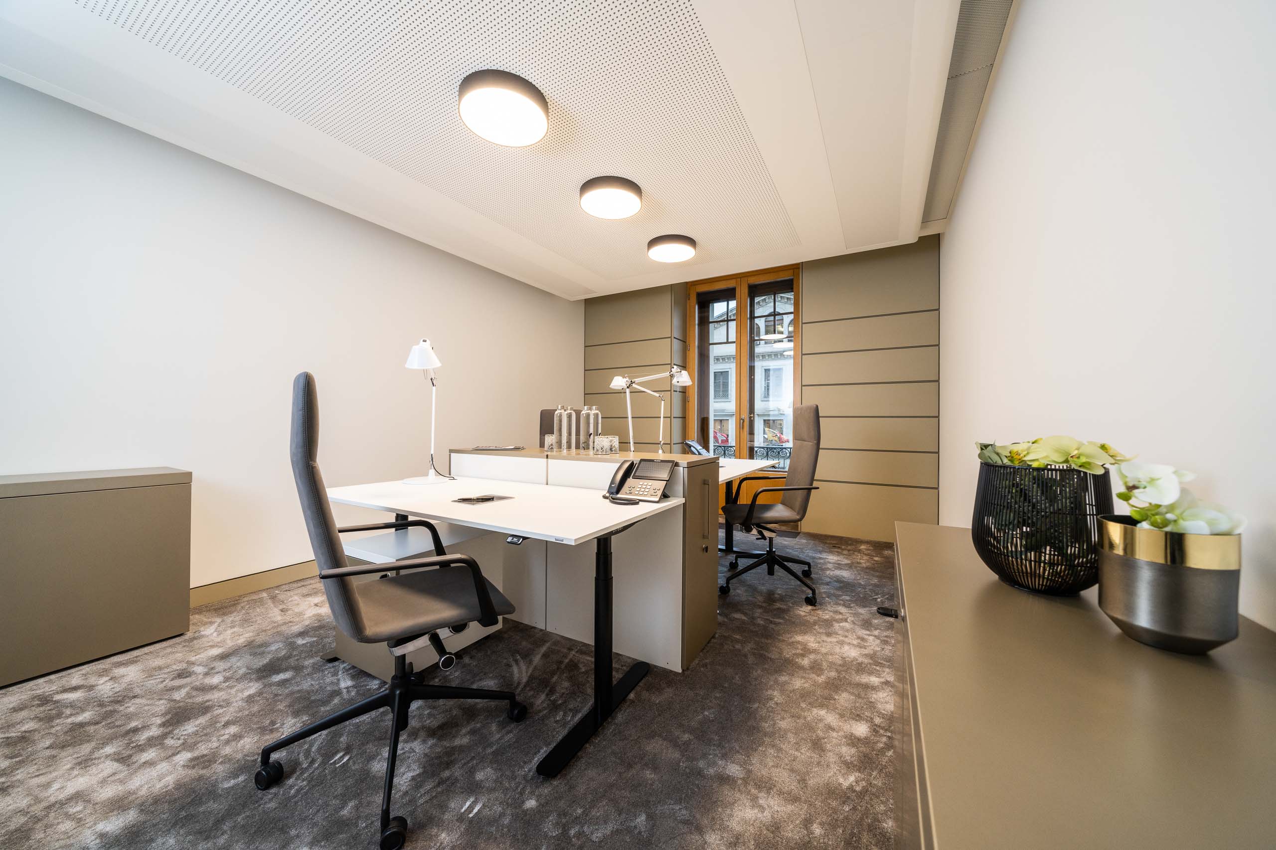 Tagesbüro Besprechungszimmer Genf Rue de la Corraterie